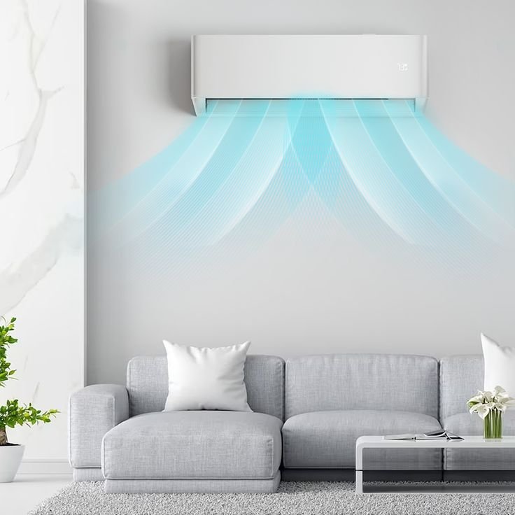 24000 ptu ductless mini split heat pump set